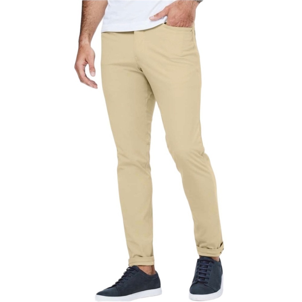 Lululemon Men’s ABC Slim *Warpstreme Pant 30 x 31 in Tofino Sand / Tan